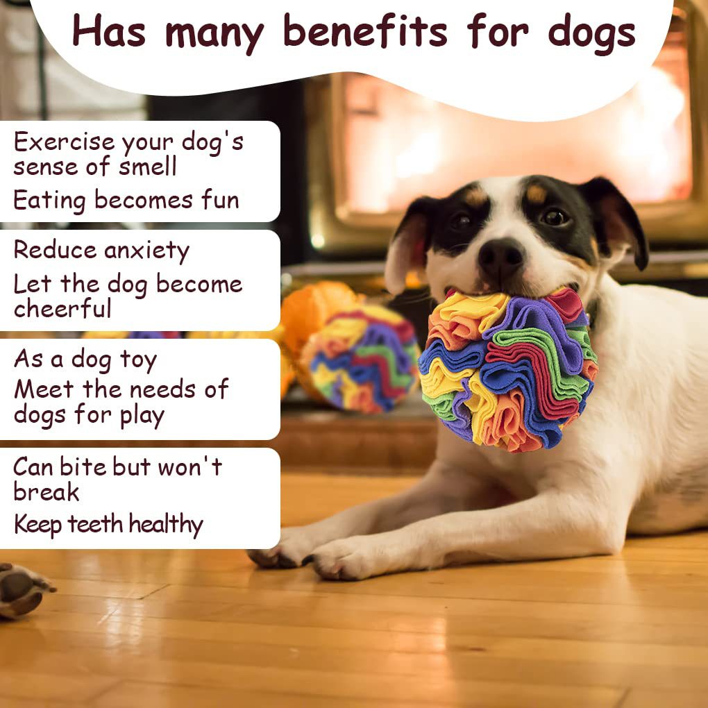 Pet Sniffing Ball Plush Interactive Toy