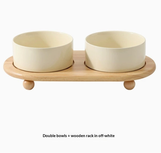 Ceramic Pet Food Bowl Feeding Supplies
