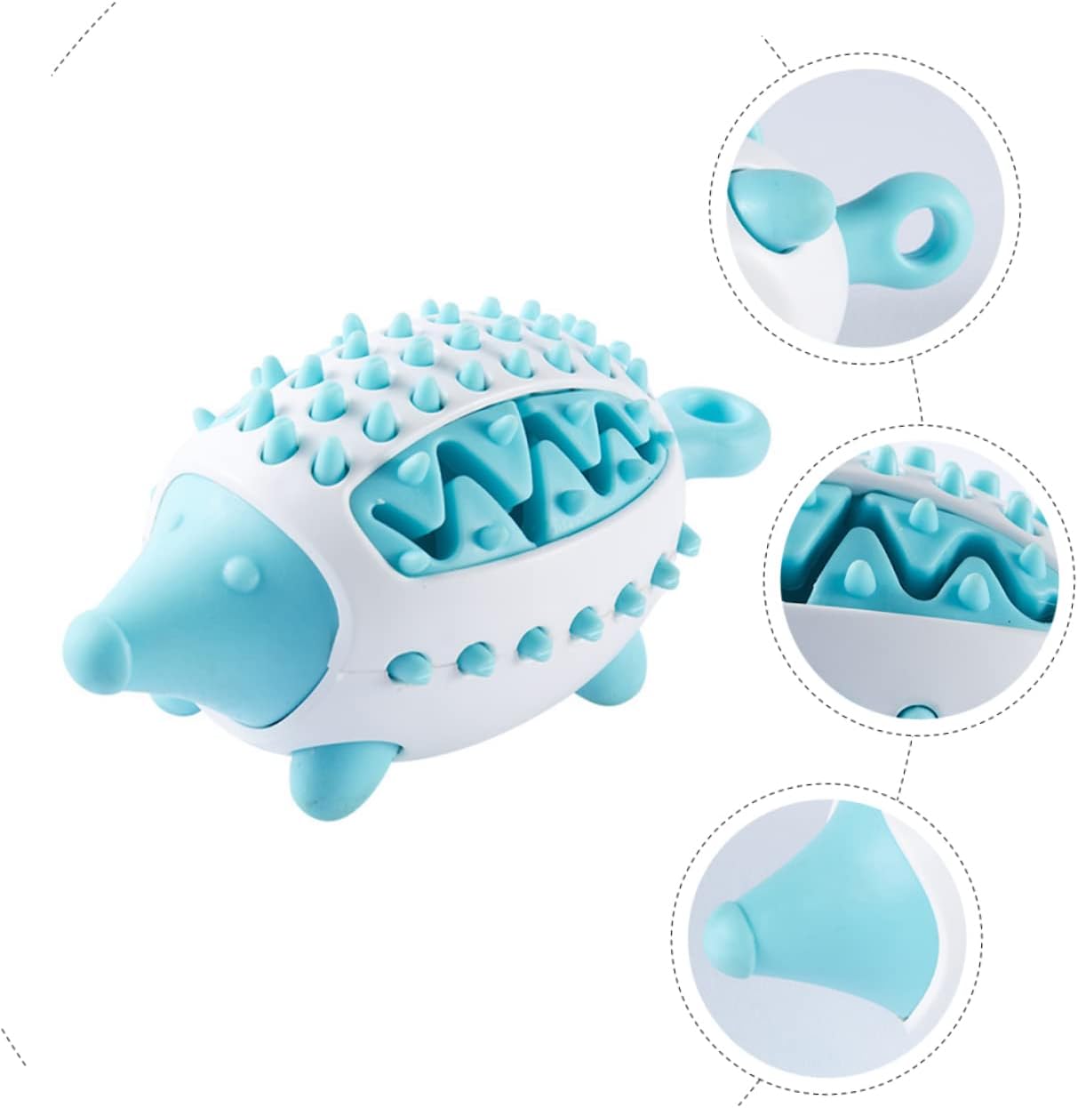 Pet Puzzle Treat Dispensing Squeaky Ball Bite-Resistant Toy