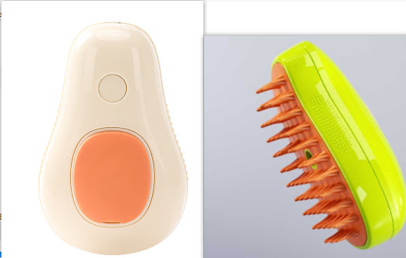 Electric Steam Pet Grooming Brush Massage Cleaning Tool