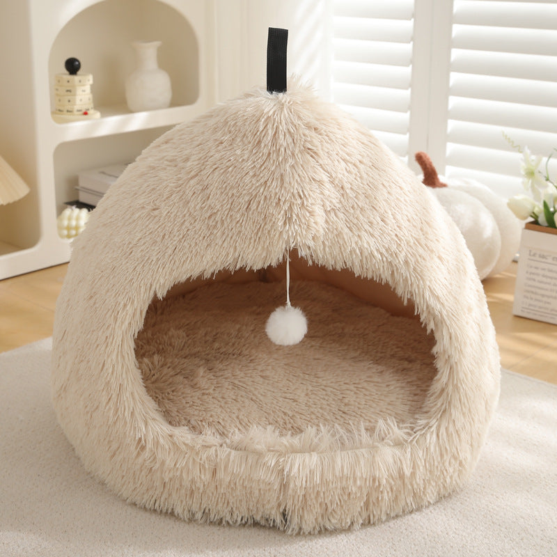 Plush Warm Winter Pet Nest Bed