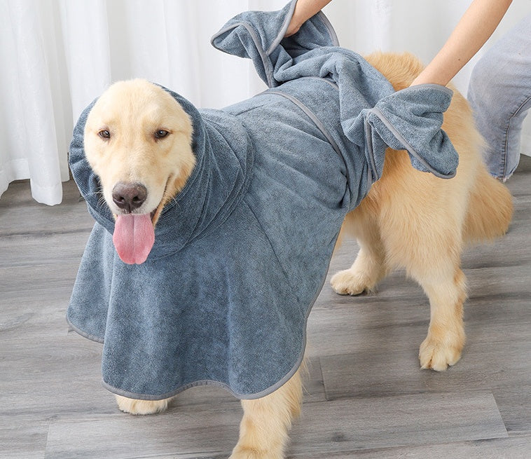 Pet Cotton Bathrobe Highly Absorbent Drying Towel