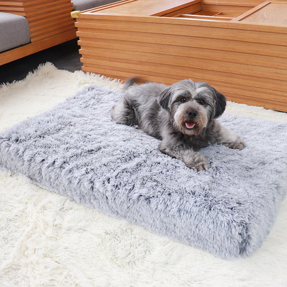Square Plush Memory Foam Pet Sofa Sleeping Bed
