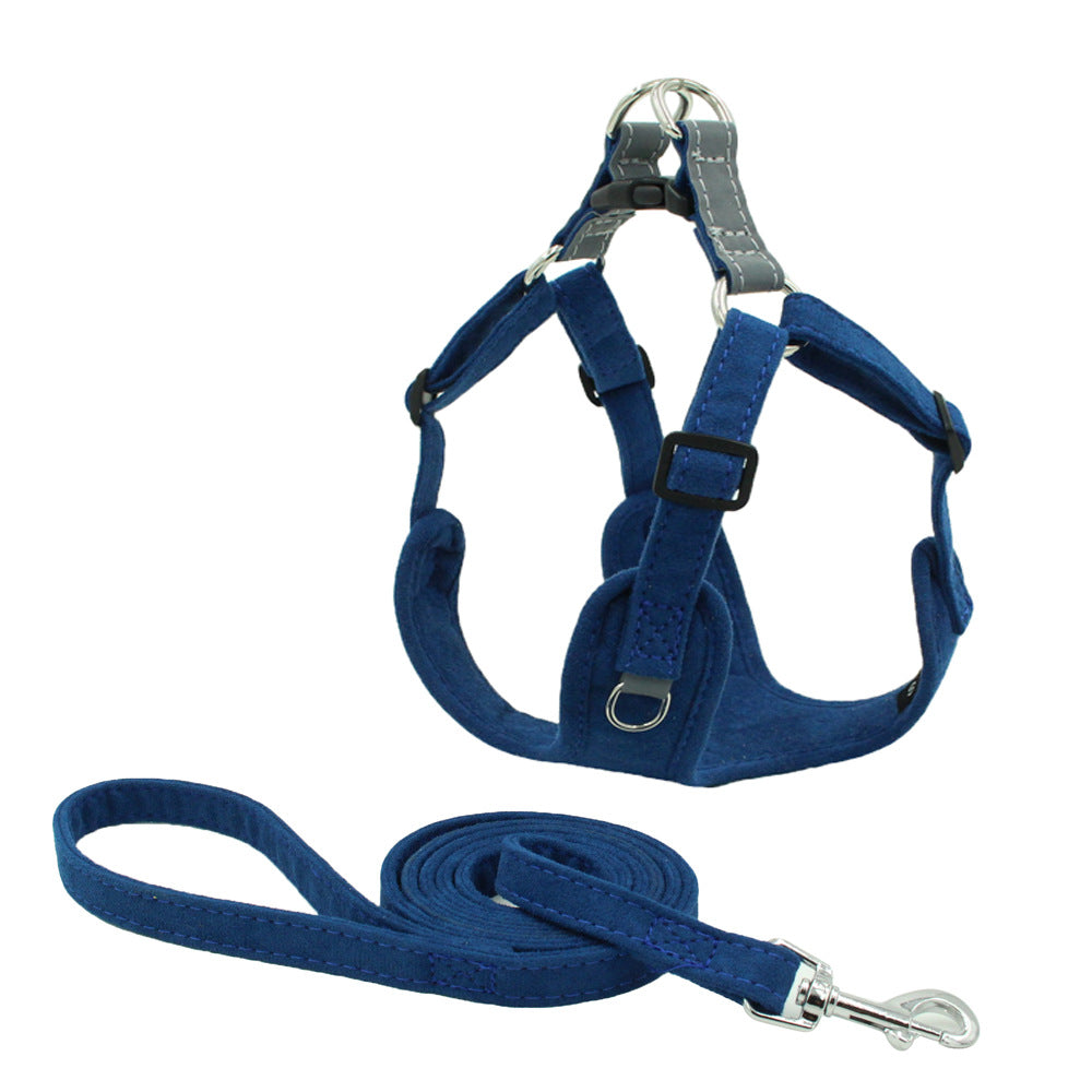 Reflective Breathable Vest Style Pet Rope Leash Safety Harness