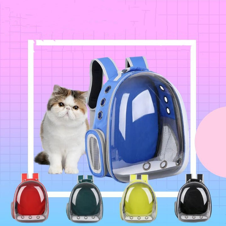 Transparent Space Style Portable Pet Backpack Travel Carrier Bag