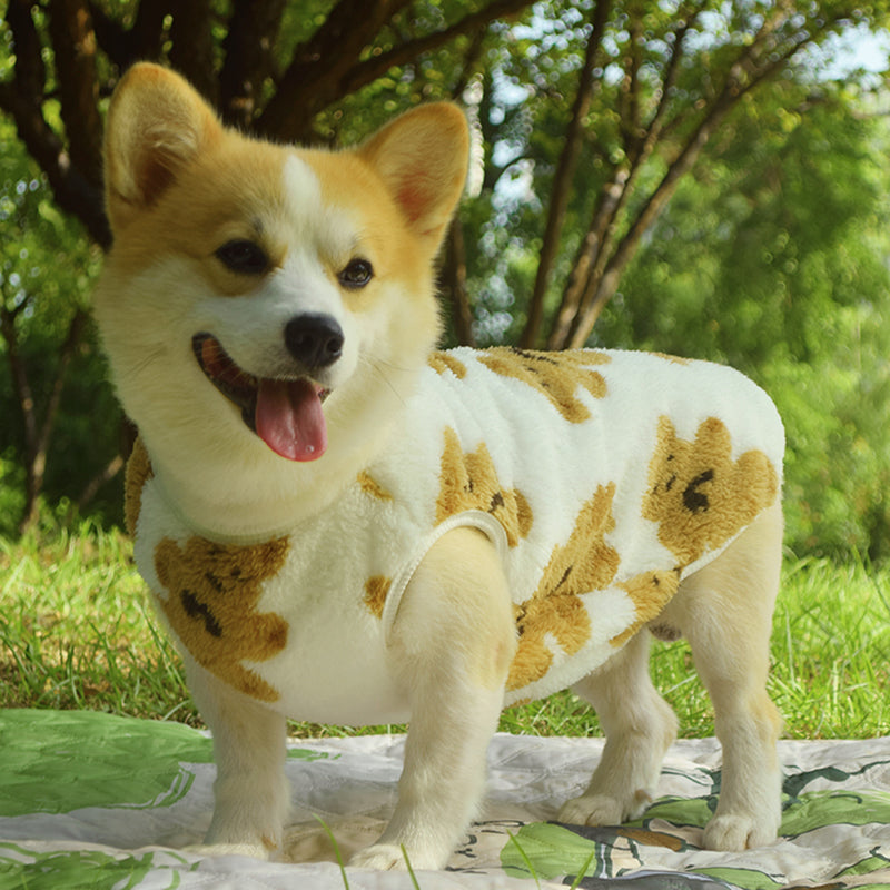 Warm Padded Fall Winter Anti Dirt Pet Vest