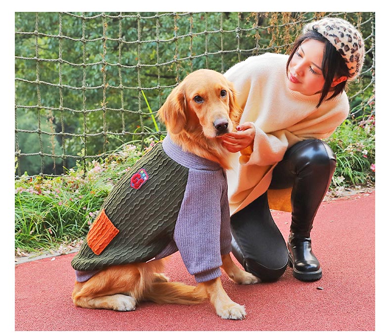 Pet Winter Thickened Sweater Warm Large Size Clothing
