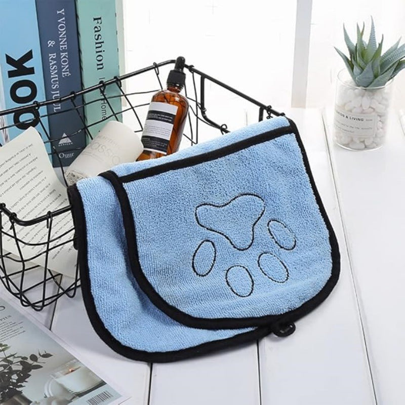 Quick Dry Pet Bath Towel Absorbent Bathing Cloth