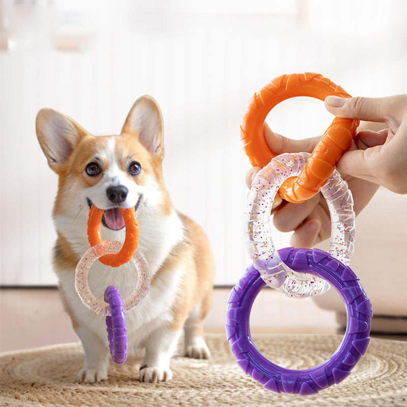 Pet Floating Flying Disc Interactive Training Chew Toy