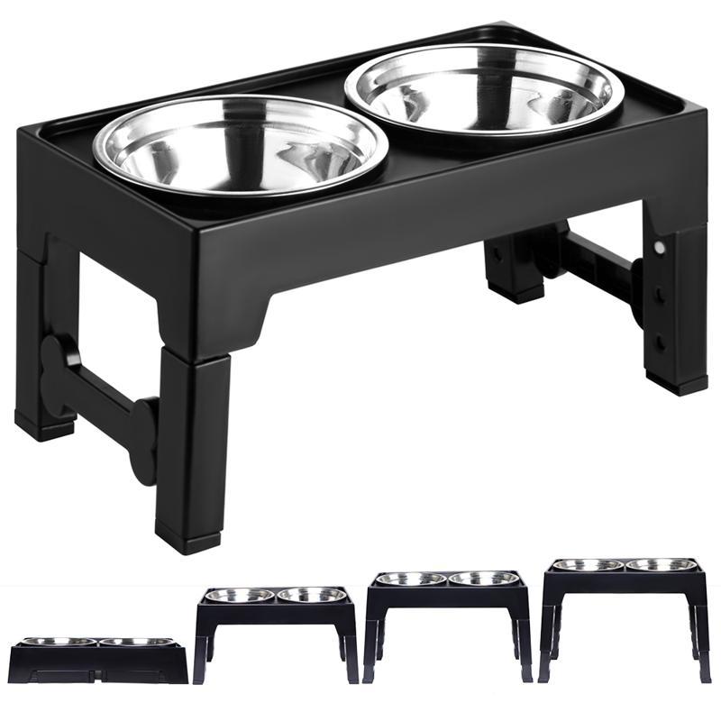 Elevated Neck Support Anti Tumble Pet Feeding Bowl