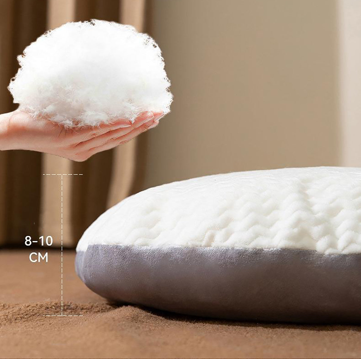 Oval Shape Washable Large Pet Cushion Bed For Crates