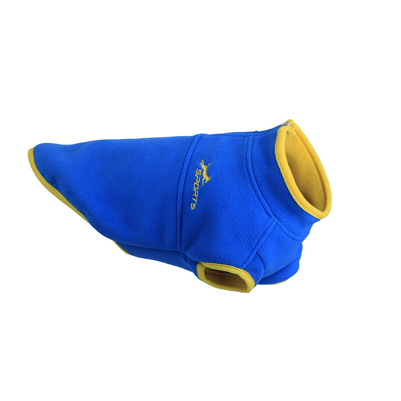 Solid Color Thick Polar Fleece Pet Sweater Warm Wear