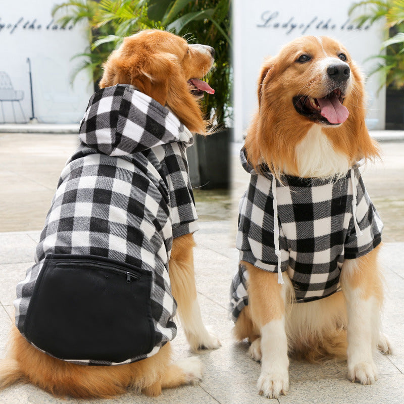 Fashion Simple Zipper Pocket Pet Sweater