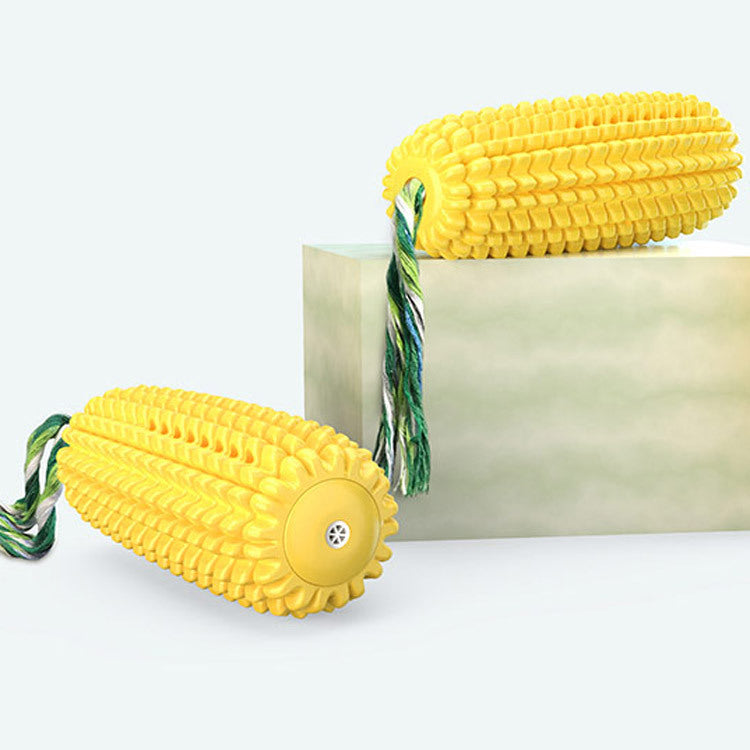 Pet Simulation Corn Chew Bite-Resistant Squeaky Toy