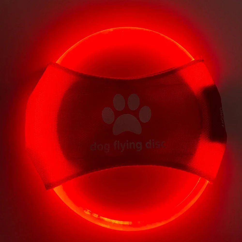 Pet LED Luminous Flying Disc Interactive Training Toy
