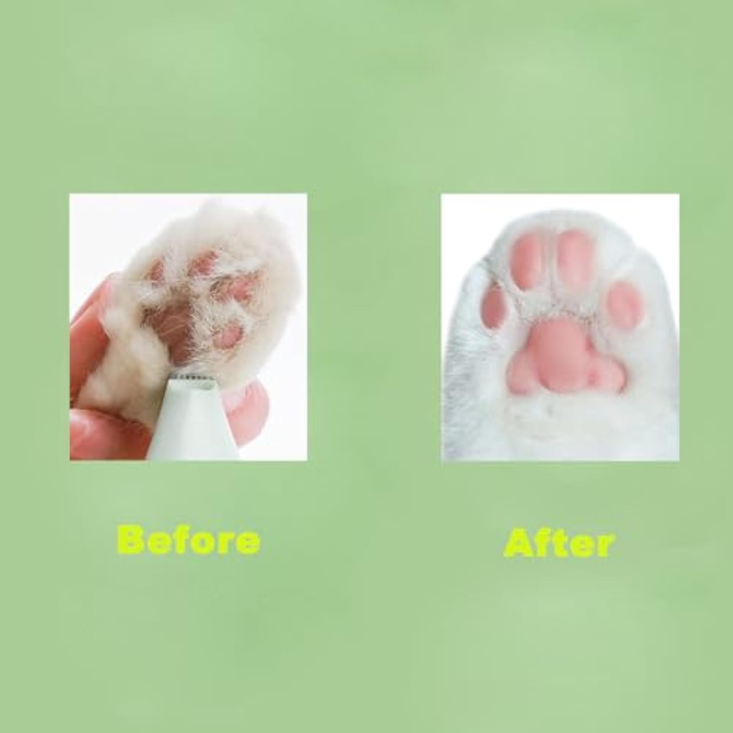 Rechargeable Ergonomic Pet Paw Grooming Trimmer Tool
