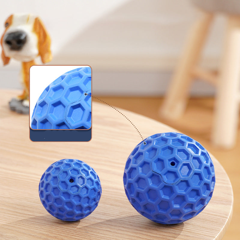 Pet Indestructible Squeaky Chew Ball Interactive Durable Toy