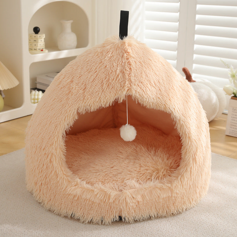 Plush Warm Winter Pet Nest Bed