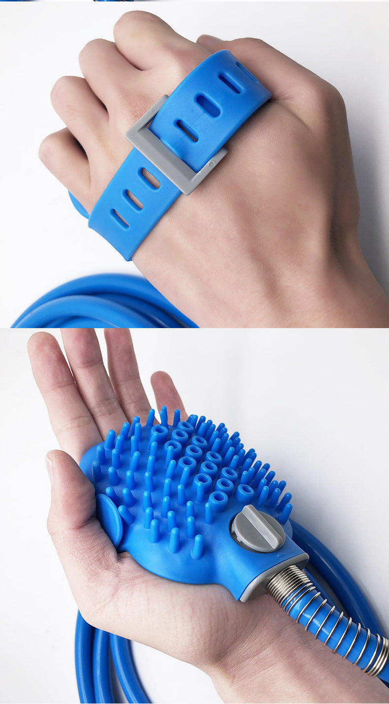 Pet Bathing Gloves Silicone Shower Massage Grooming Brush