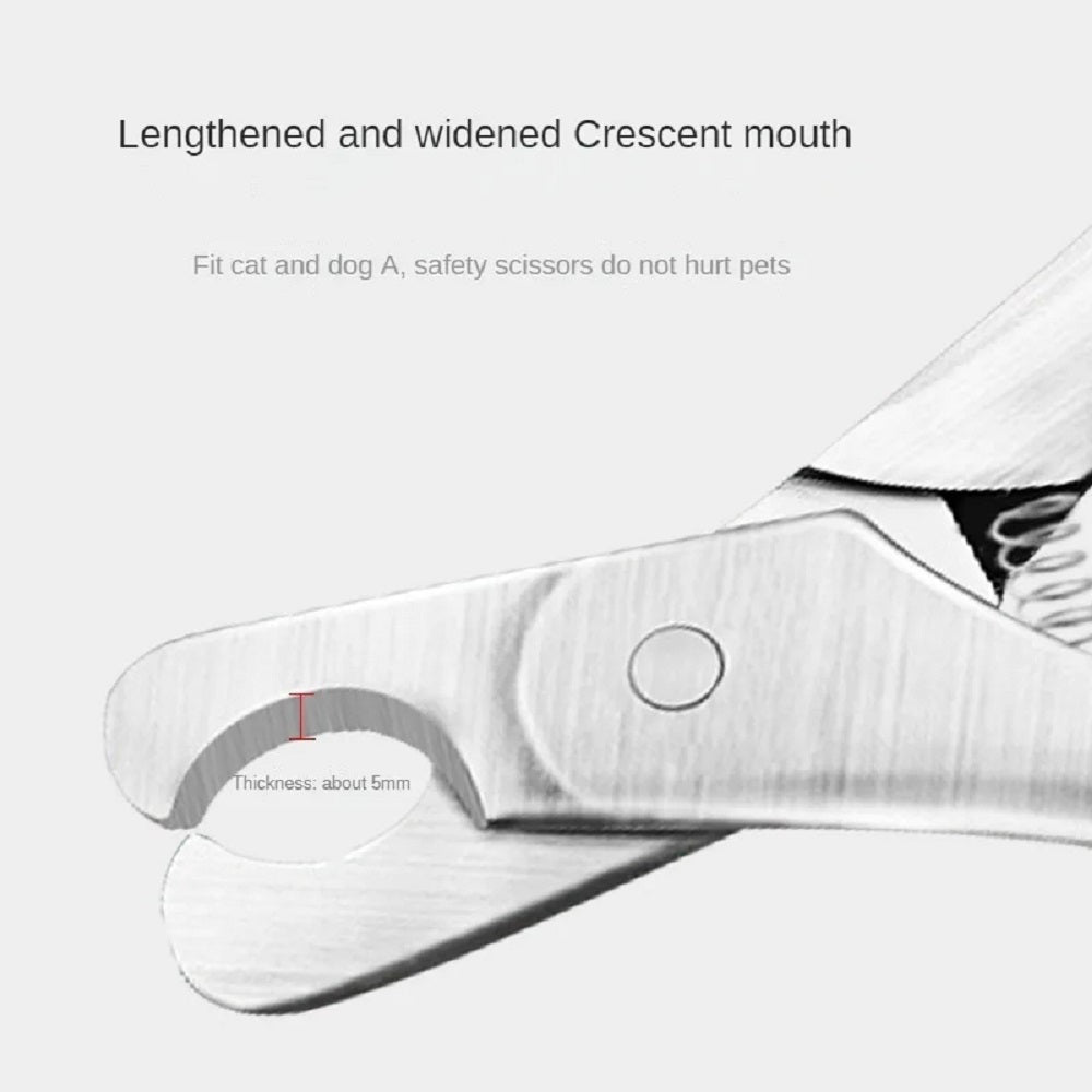 Pet Nail Clipper Safety Stainless Steel Grooming Tool