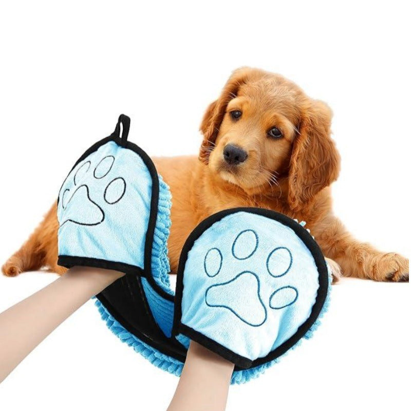 Quick Dry Pet Bath Towel Absorbent Bathing Cloth