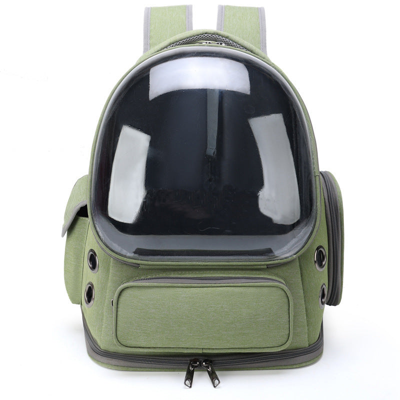 Transparent Space Capsule Style Portable Pet Backpack Carrier