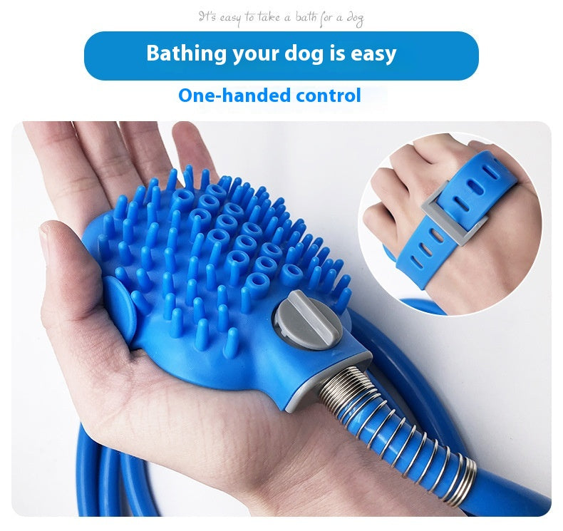 Pet Bathing Gloves Silicone Shower Massage Grooming Brush