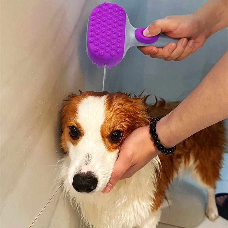 Pet Bath Brush Shower Cleaning Float Grooming Tool