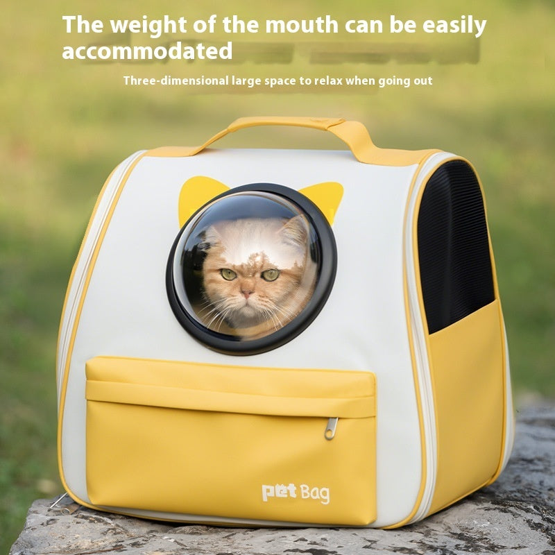 Large Capacity Portable Pet Backpack Comfortable Travel Carrier