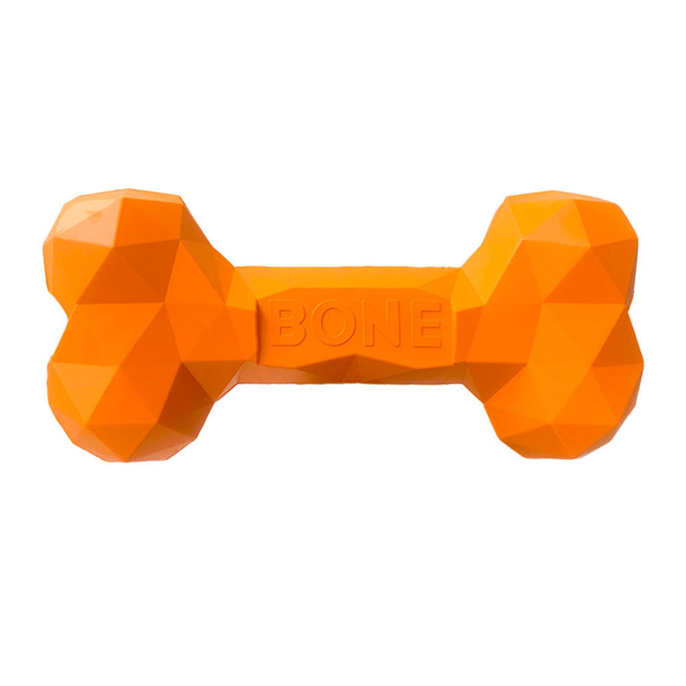 Pet Rubber Bone Chew Bite-Resistant Teeth Cleaning Toy