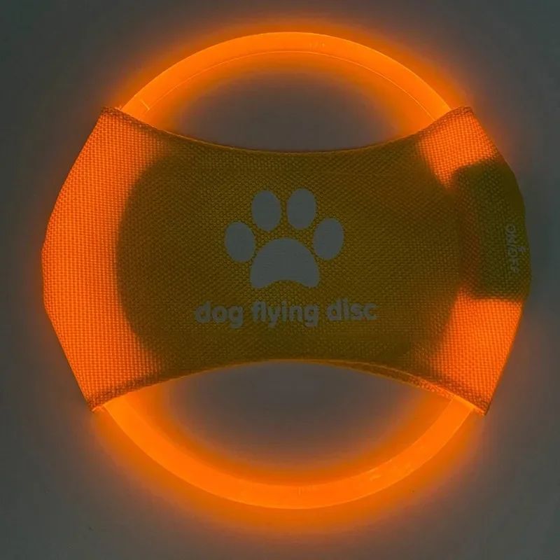 Pet LED Luminous Flying Disc Interactive Training Toy