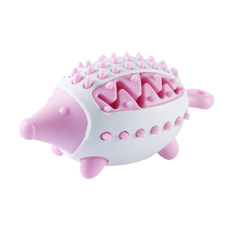 Pet Puzzle Treat Dispensing Squeaky Ball Bite-Resistant Toy