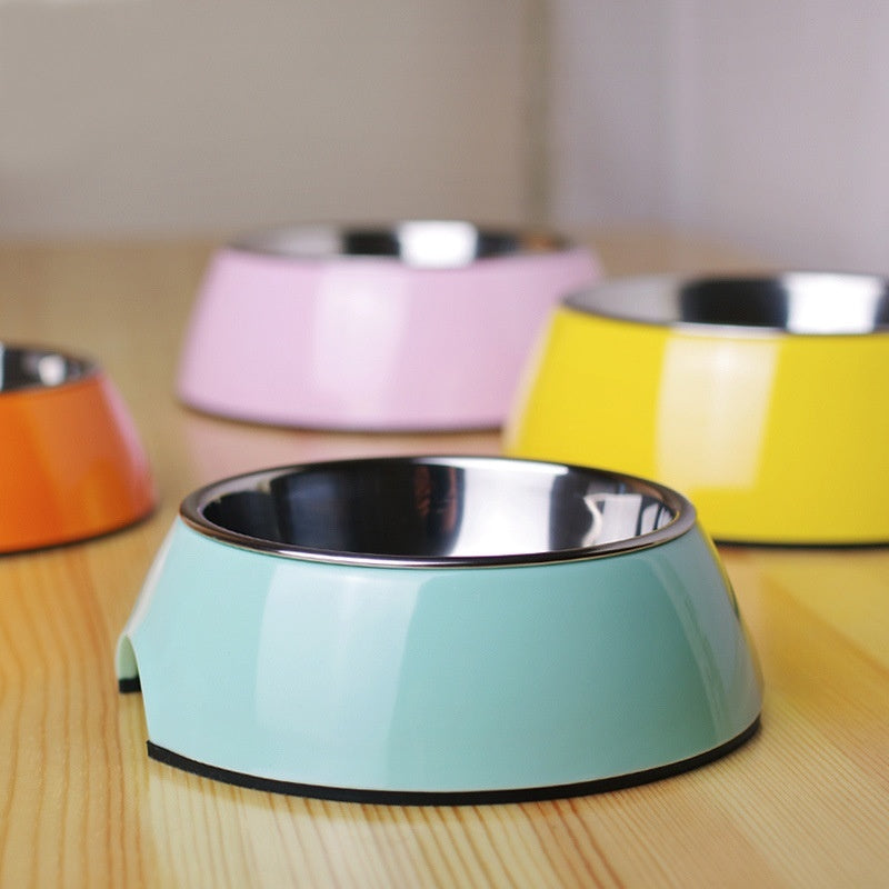Pet Stainless Steel Melamine Feeding Bowl Tableware