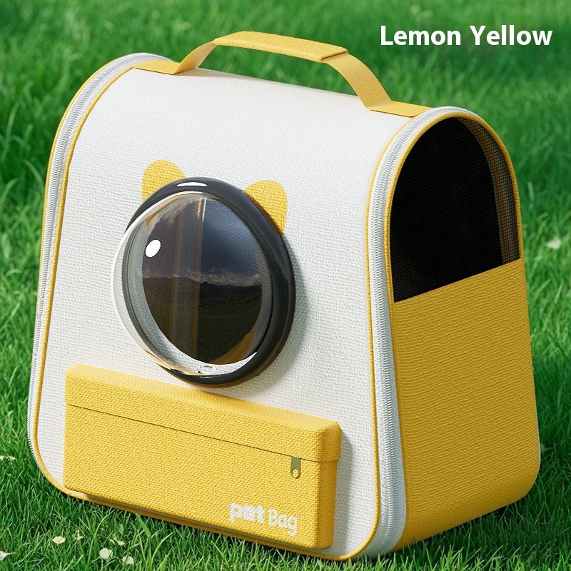Large Capacity Portable Pet Backpack Comfortable Travel Carrier