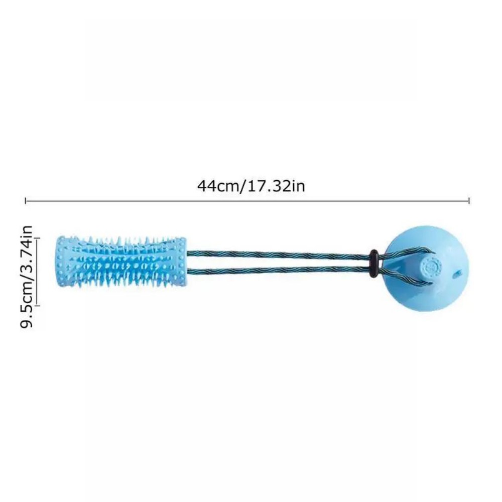 Pet Chew Ball Interactive Puzzle Food Dispenser Tug Toy