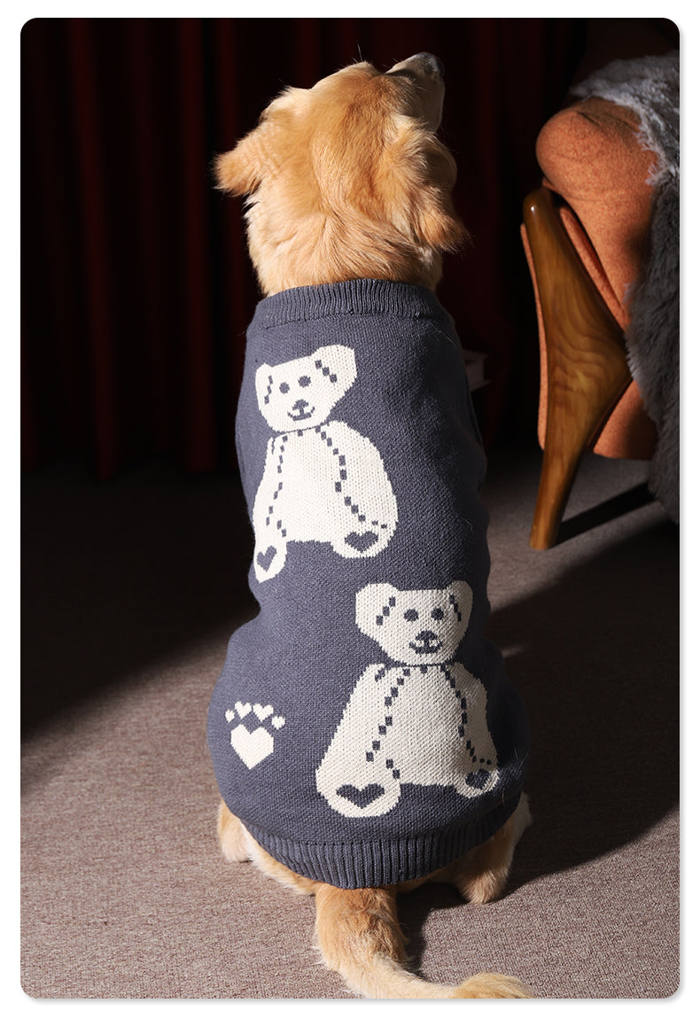 Pet Winter Thickened Sweater Warm Large Size Clothing