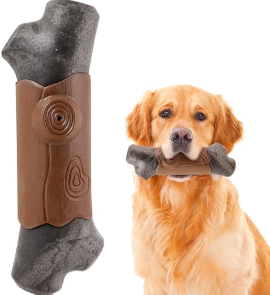 Pet Indestructible Chew Toy Bacon Flavor Durable Aggressive Chewers