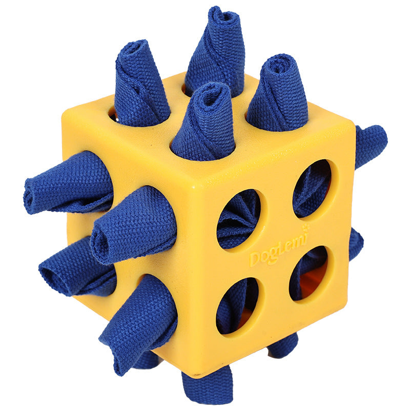 Pet Cube Molar Educational Chew Toy Durable Interactive Toy