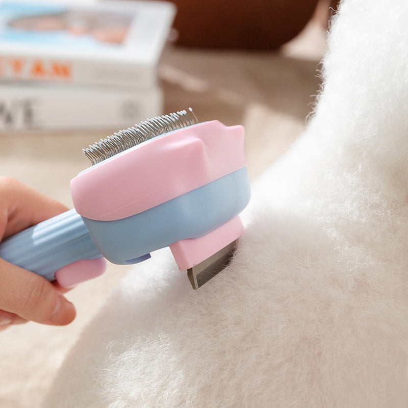 Pet Deshedding Grooming Brush Hair Removal Tool Large Size