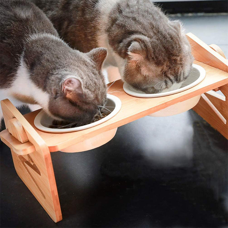 Pet Stainless Steel Double Folding Feeding Bowl