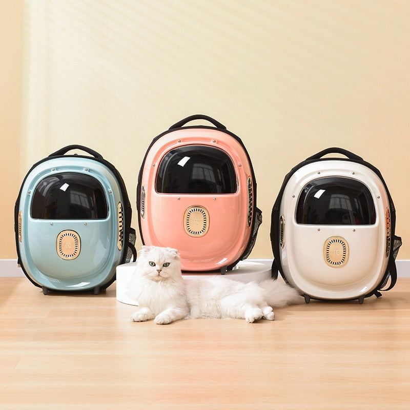 Pet Backpack Ventilated Heating Astronaut Travel Carrier