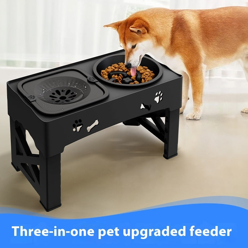 Stainless Steel Double Bowl Elevated Pet Feeder