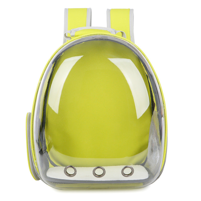 Transparent Space Style Portable Pet Backpack Travel Carrier Bag