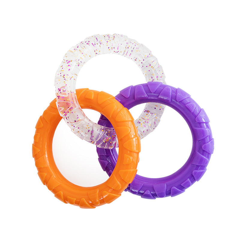 Pet Floating Flying Disc Interactive Training Chew Toy