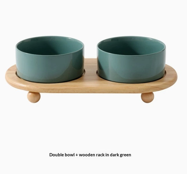 Ceramic Pet Food Bowl Feeding Supplies