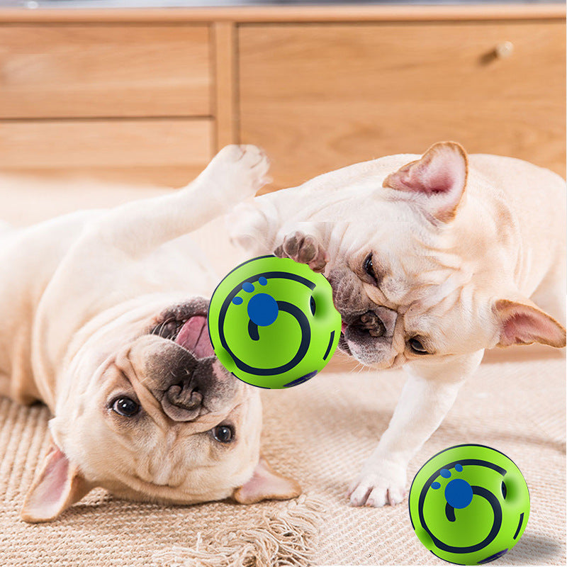 Pet Toy Ball Teeth Cleaning Bite-Resistant Squeaky Toy