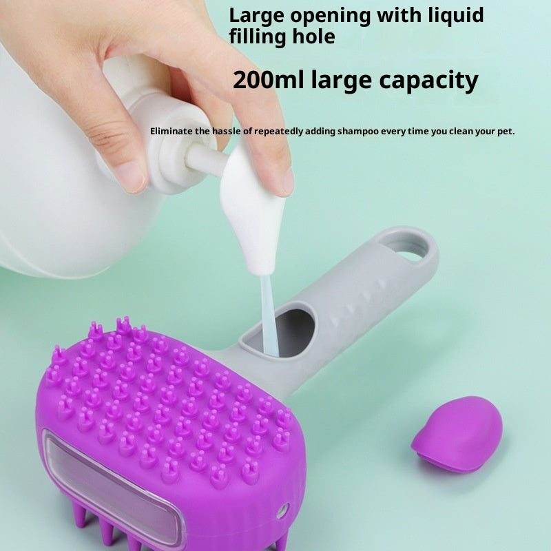 Pet Bath Brush Shower Cleaning Float Grooming Tool