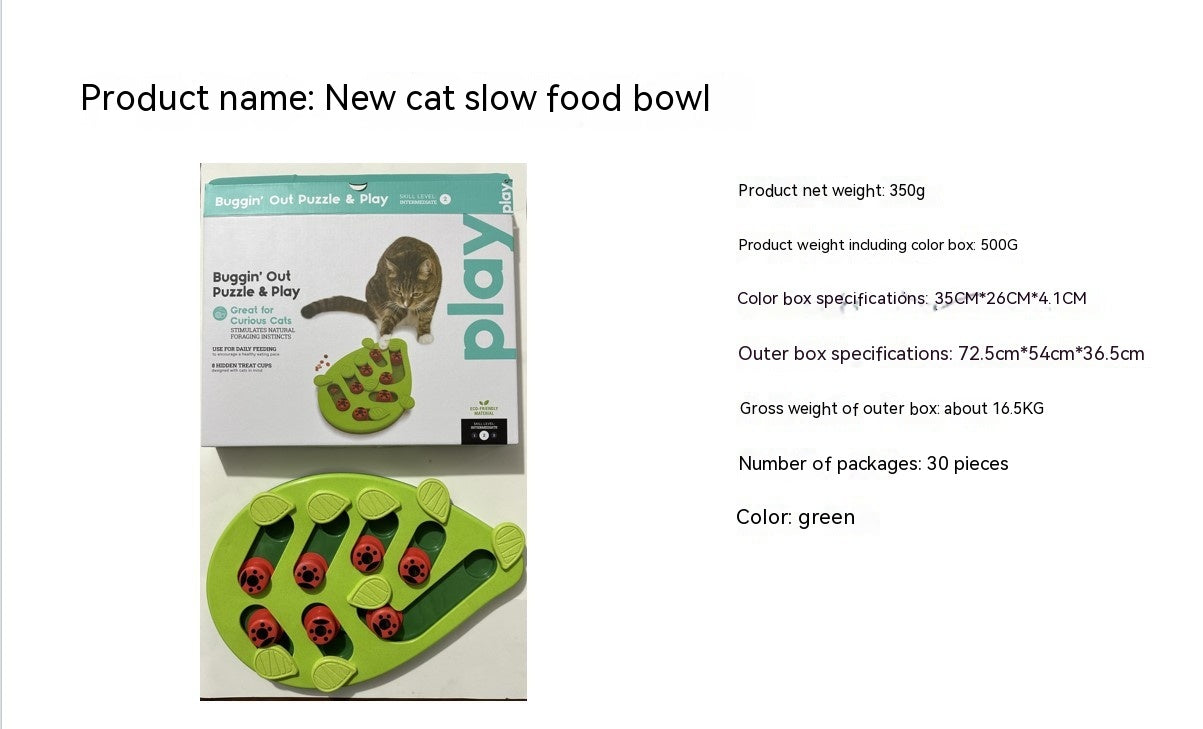 Pet Christmas Slow Feeding Bowl Anti-Choking Feeder