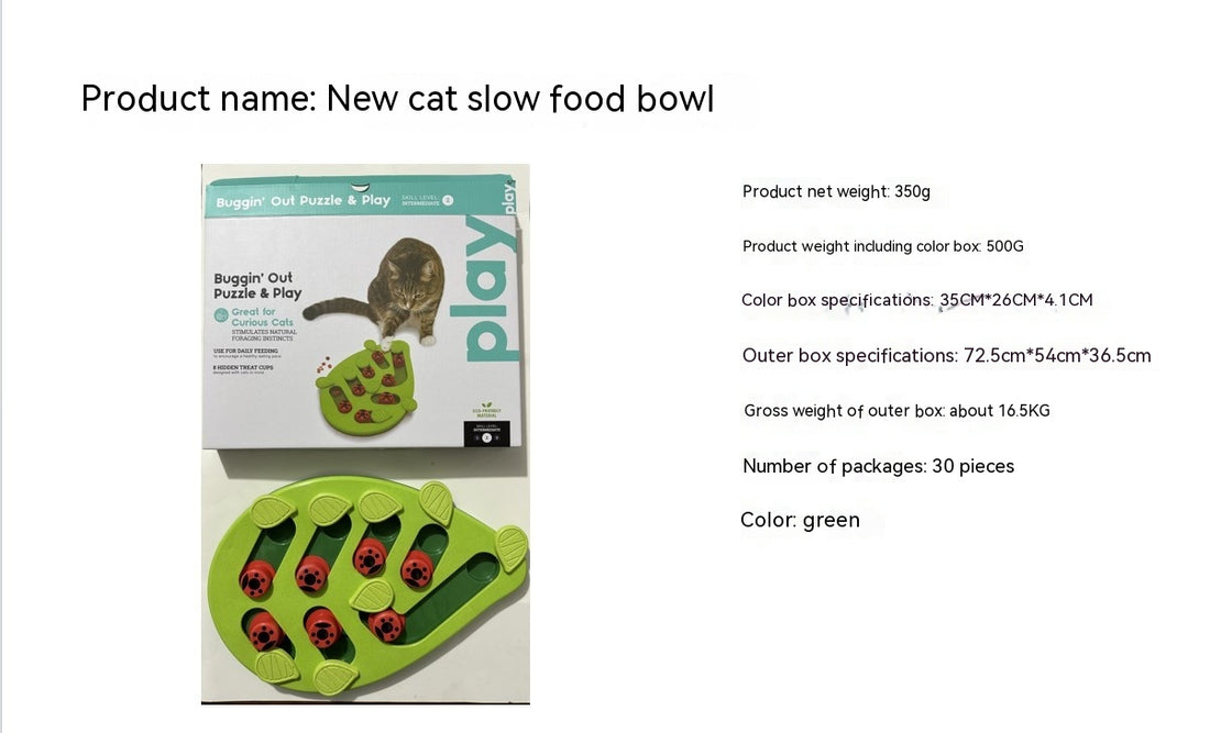 Pet Christmas Slow Feeding Bowl Anti-Choking Feeder