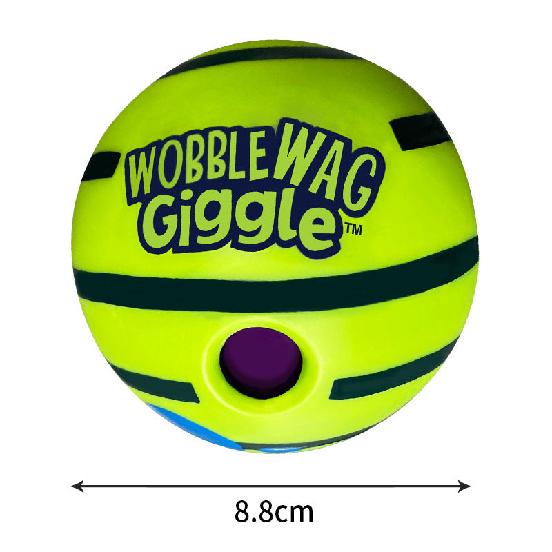 Pet Toy Ball Teeth Cleaning Bite-Resistant Squeaky Toy